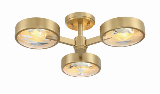 Orson 3 Light Semi Flush Mount