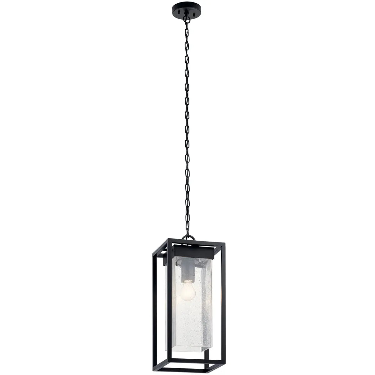 Outdoor Hanging Light, Black