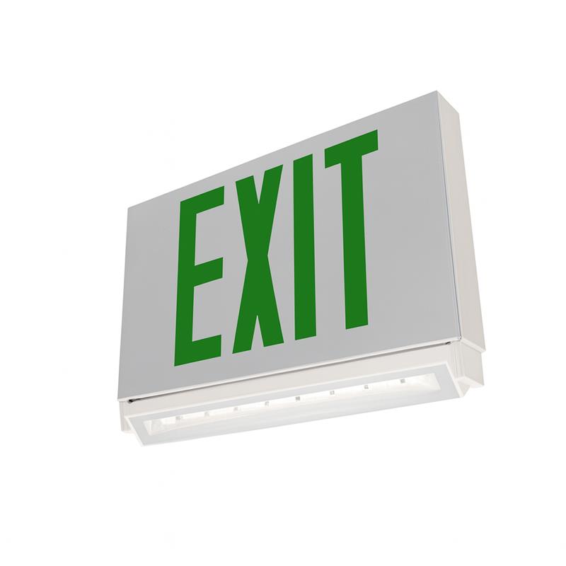 Thin Cast Aluminum Combo Exit Sign