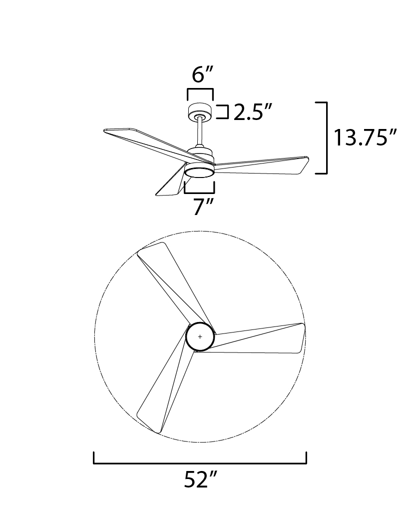 52" Outdoor Fan w/ LED