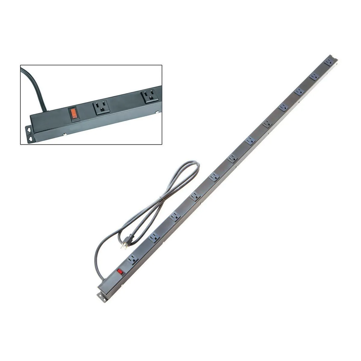 48" Metal Power Strip
