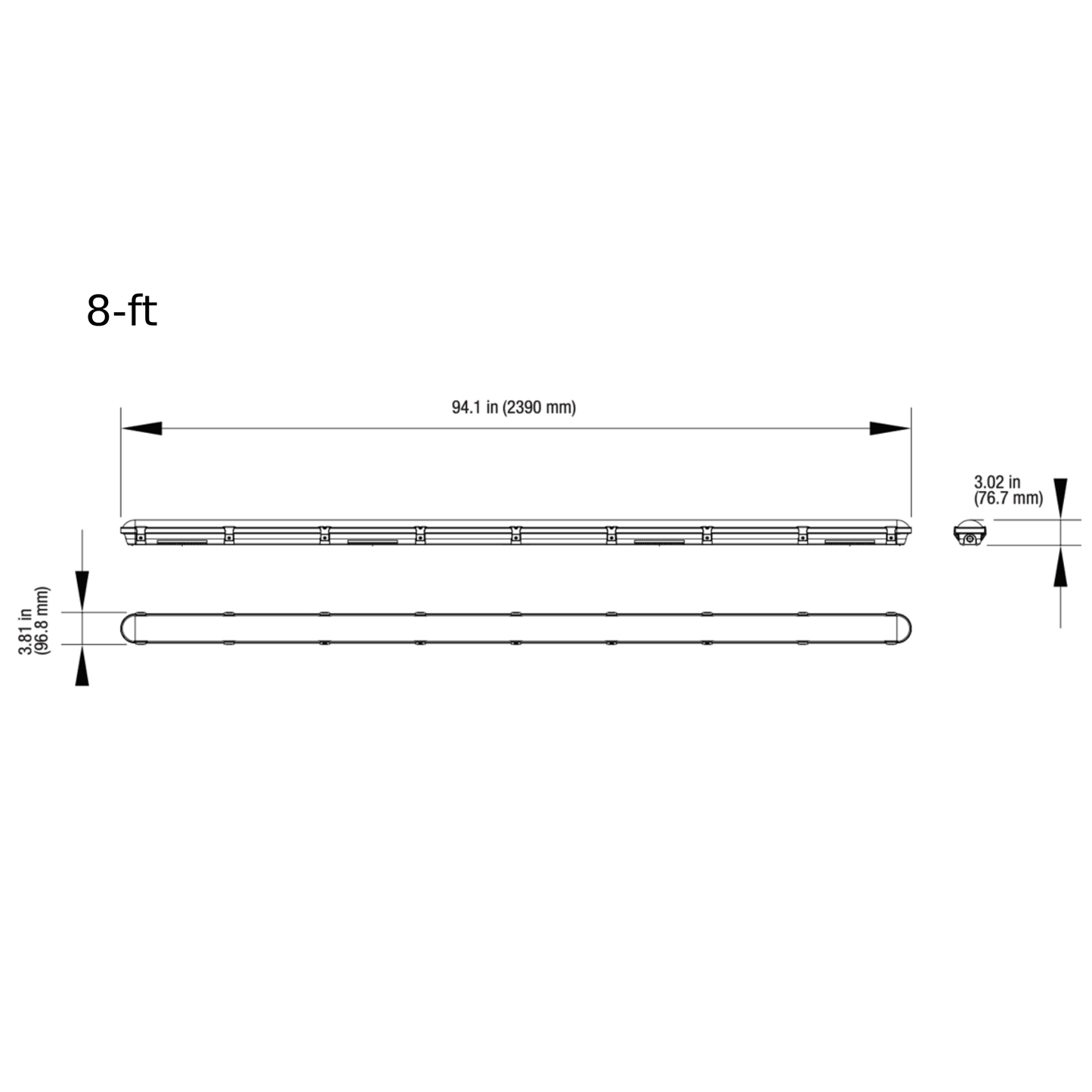 LED Linear Vapor Tight