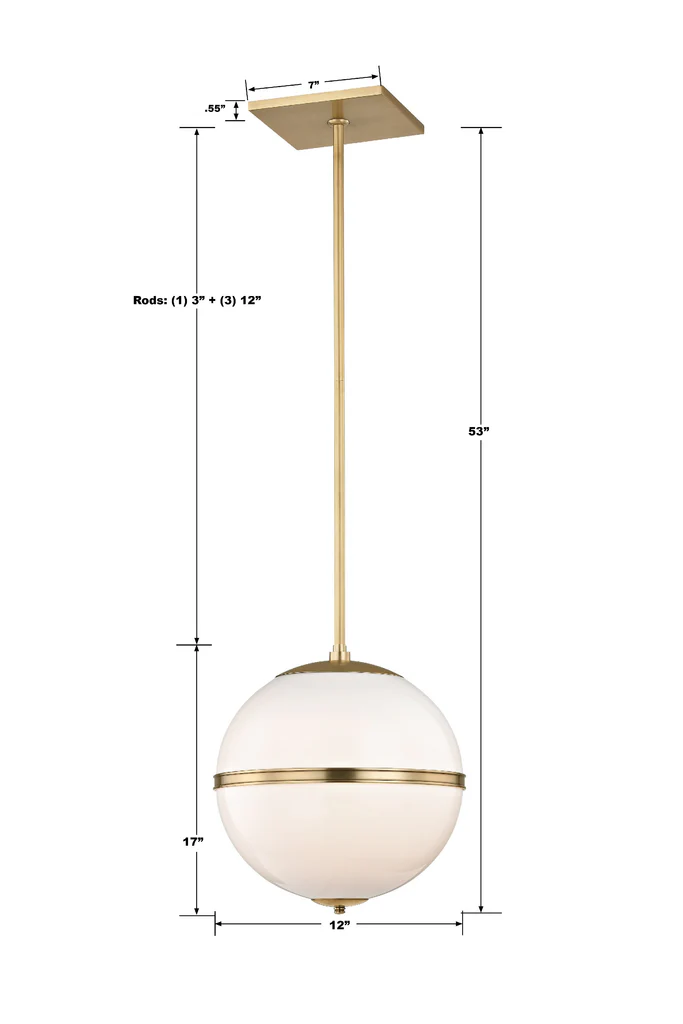 Brian Patrick Flynn Truax 1 Light Mini Pendant - Medium