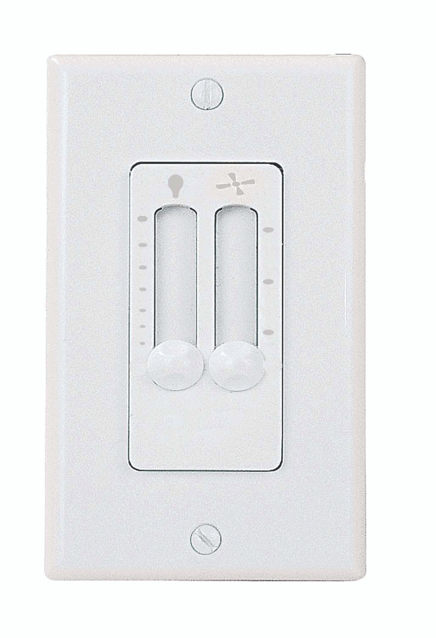 4 Speed Fan/Full Range Light Control, White