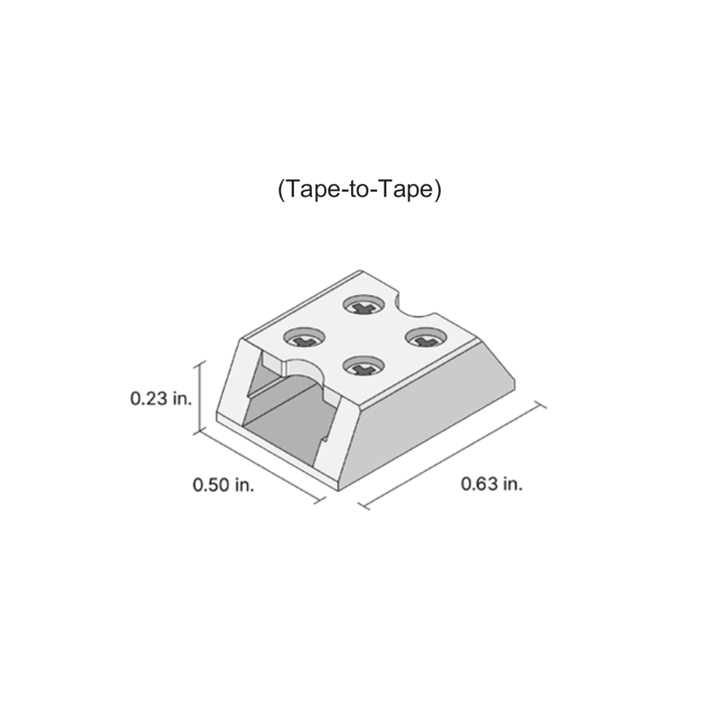 8mm Tape Light Terminal Block Connector