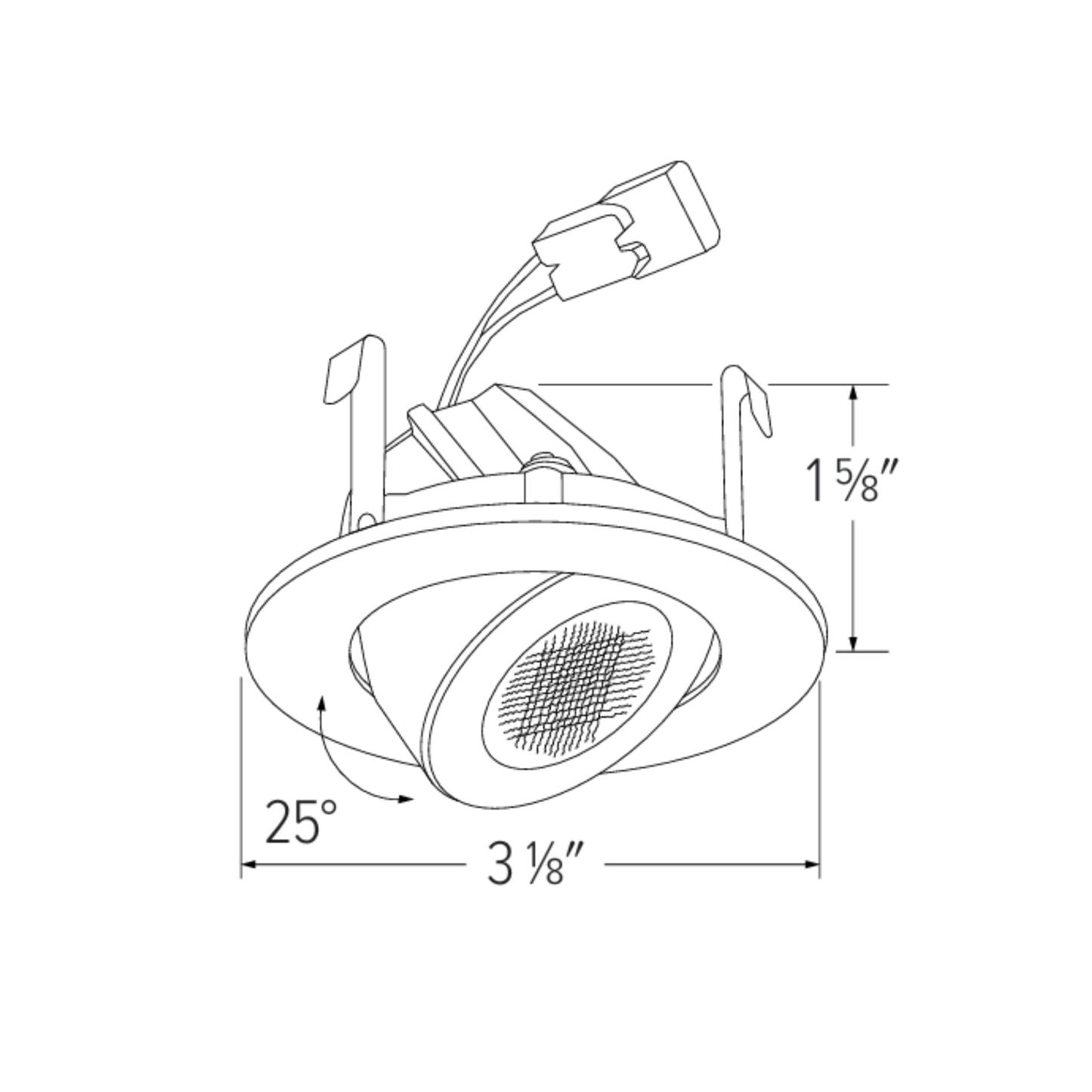 Alder™ 2" Round Adjustable LED Trim