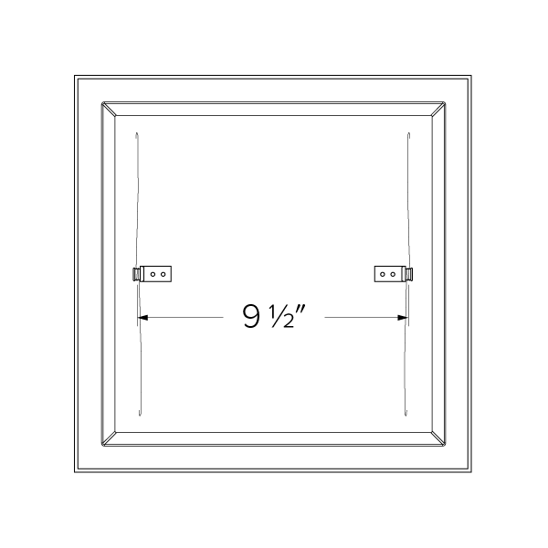 12" Square LED Retrofit, CCT-Selectable