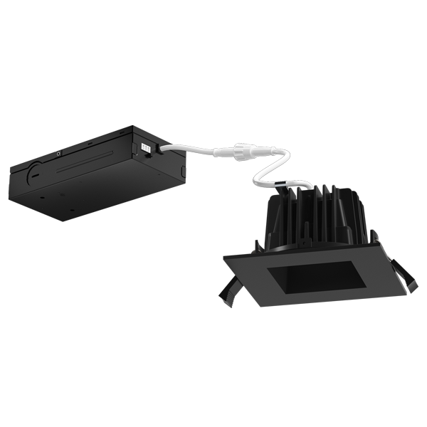4" High Lumen LED Square Trim CCT Selectable