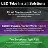 8" LED Circular Light Tube, 4-Pin, T9