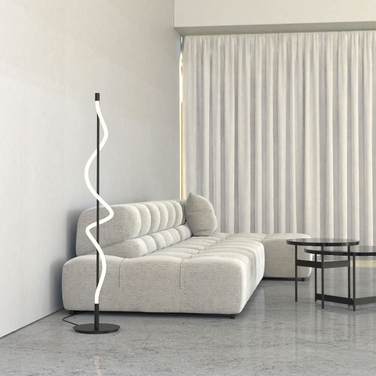 Cursive 12-in Floor Lamp