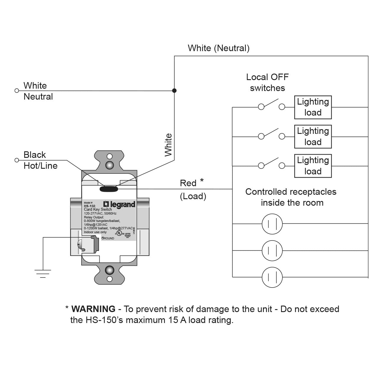 Card Key Wall Switch