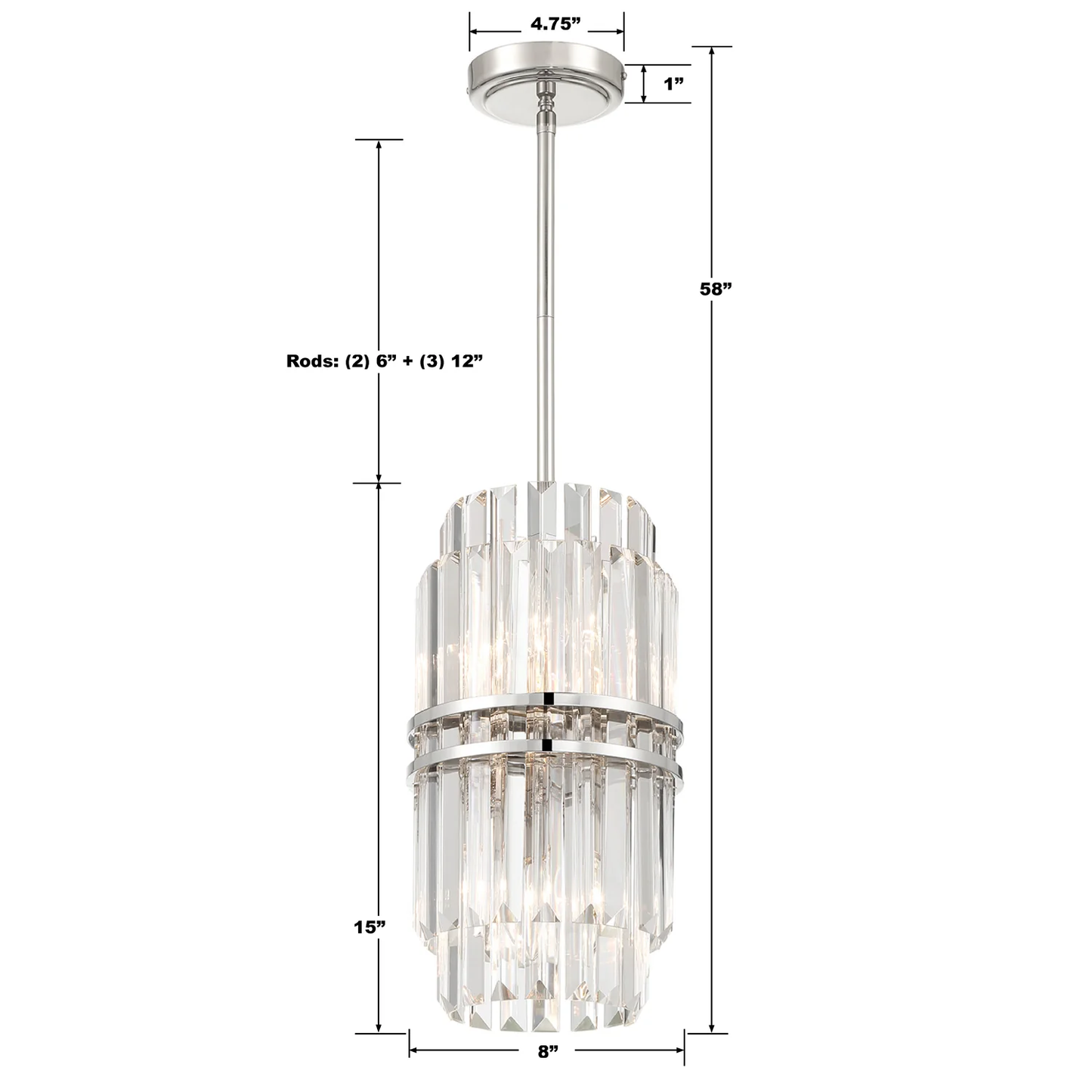 Hayes 4 Light Mini Pendant