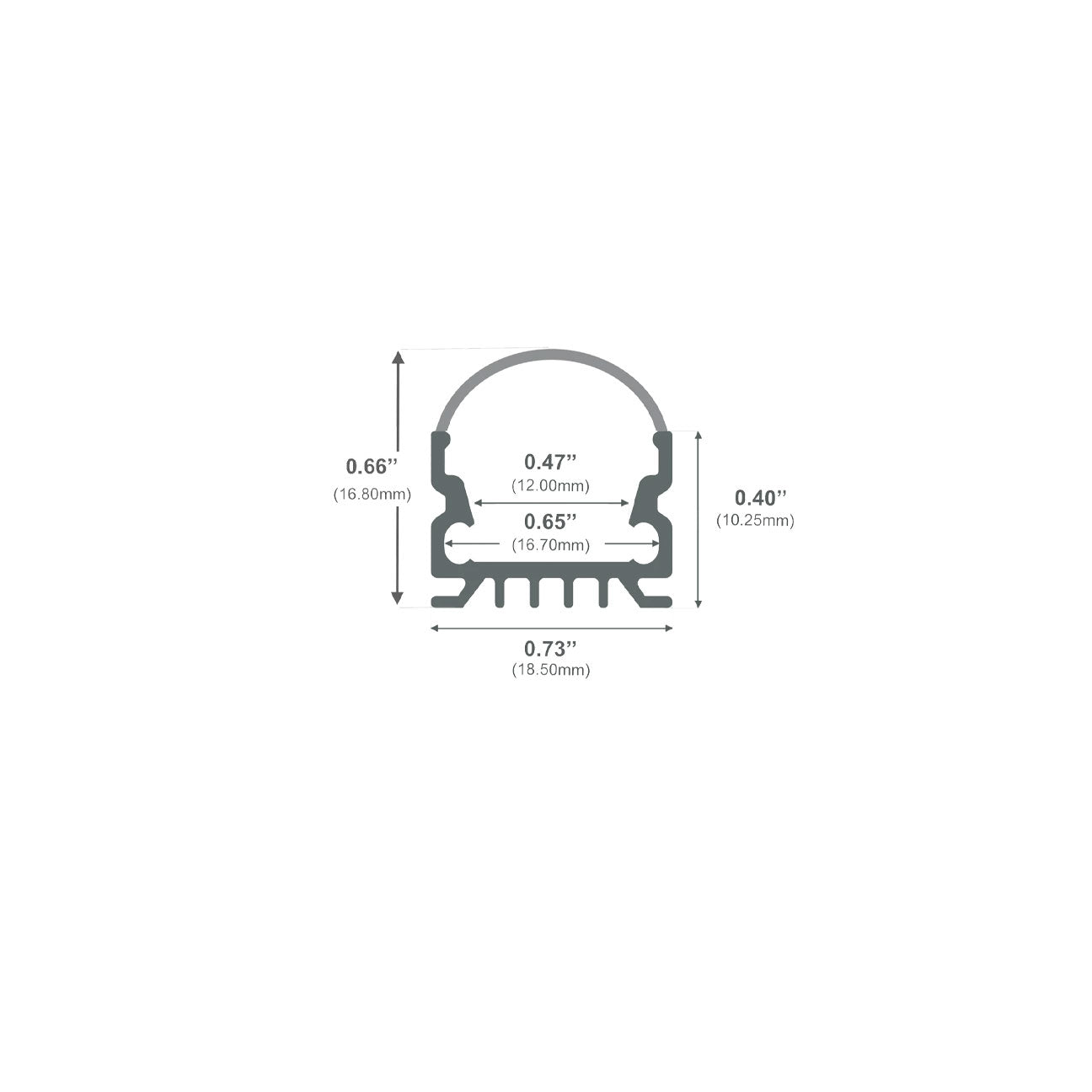 J967F - Surface Mount LED Channel