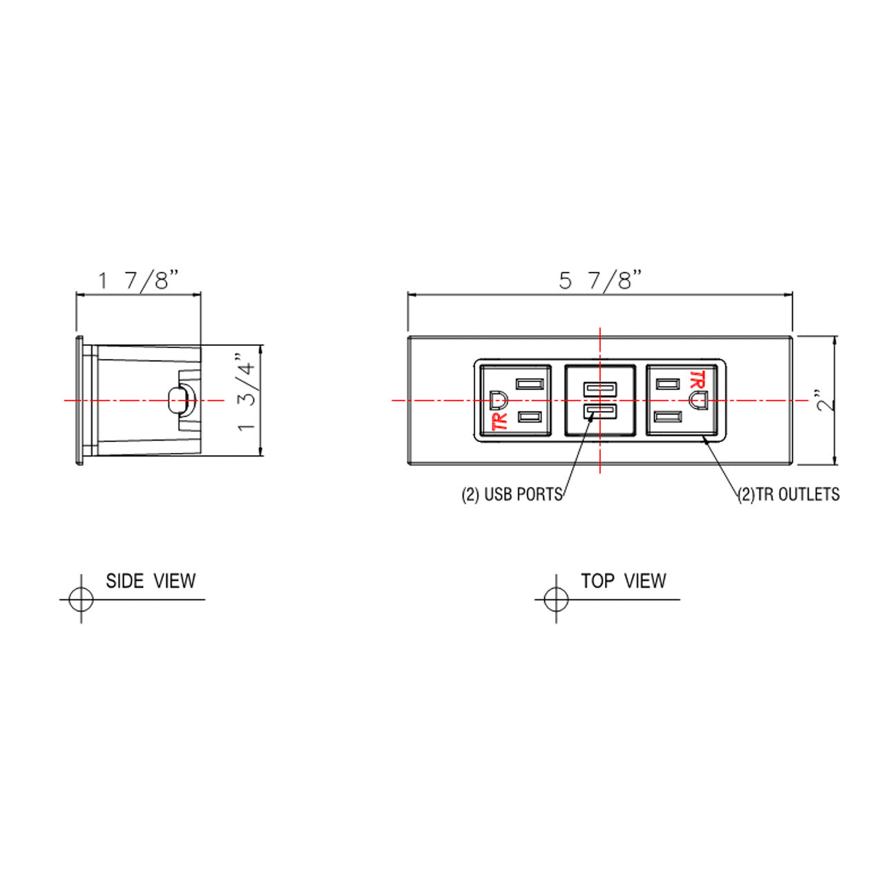 JA12 Furniture Power Outlet
