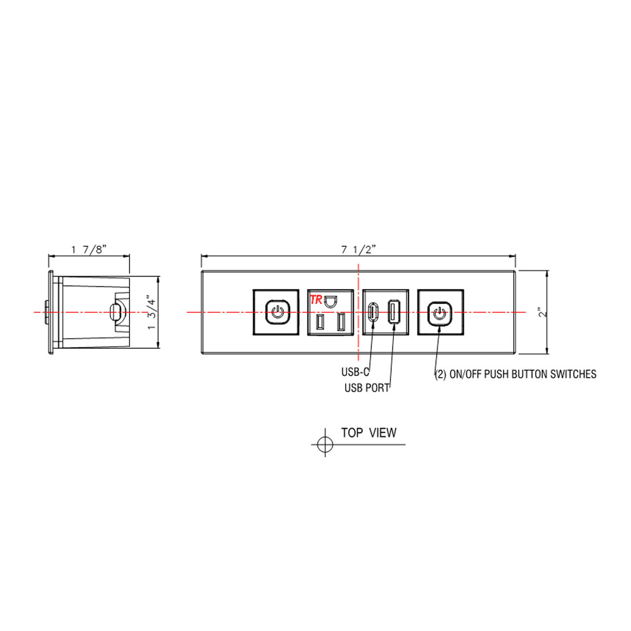 JA25A Furniture Power Outlet