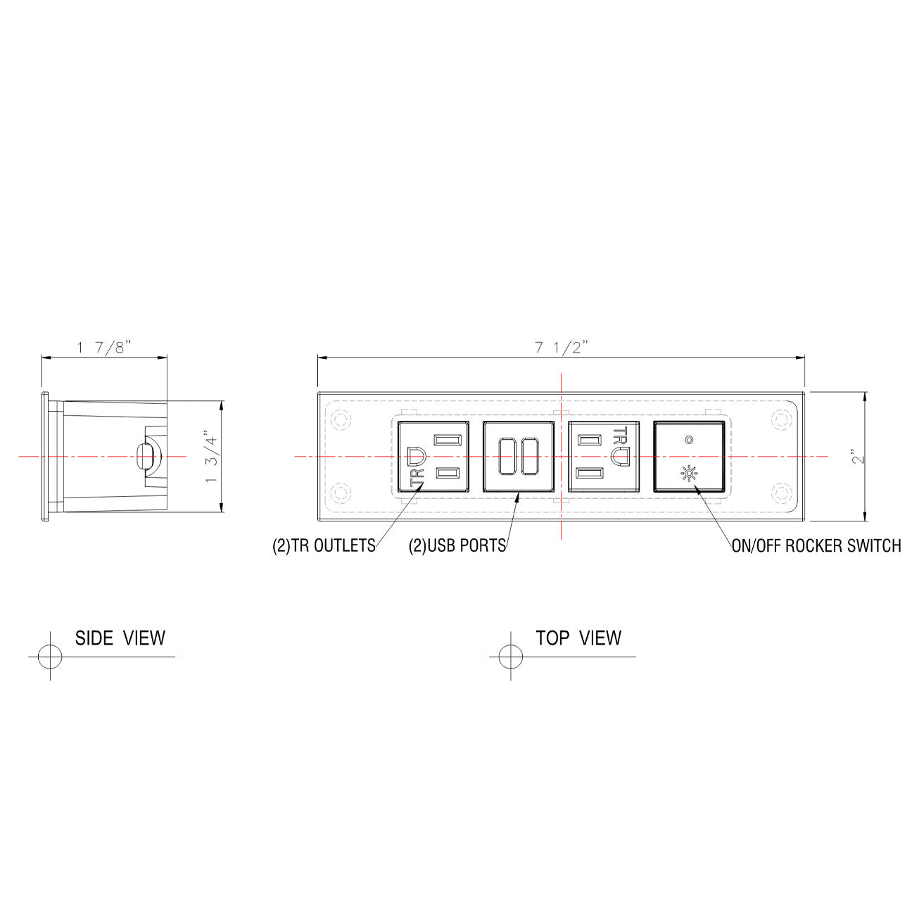 JA25C Furniture Power Outlet