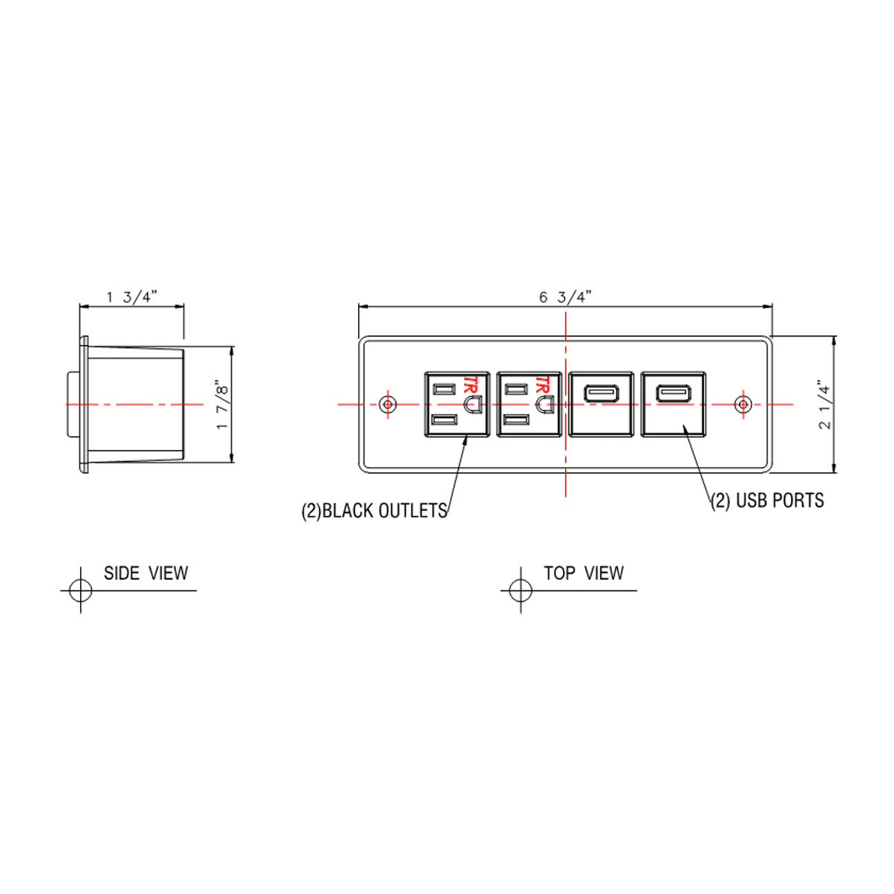 JA26 Furniture Power Outlet