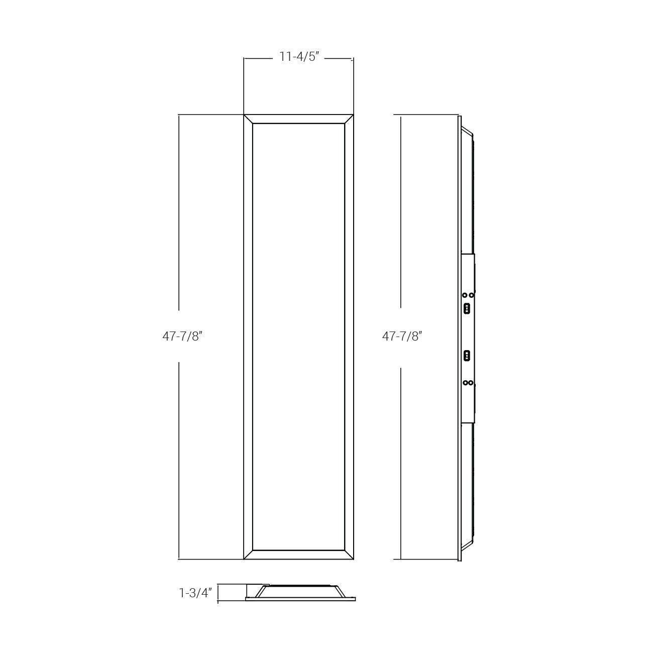 LED Flat Panel - 1' x 4'
