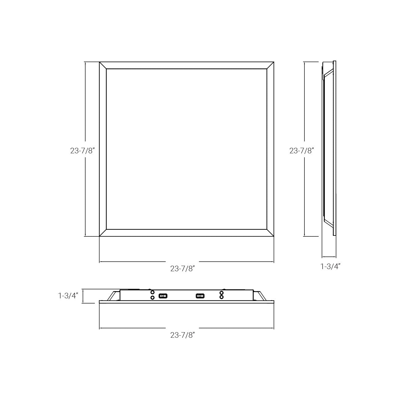 LED Flat Panel - 2' x 2'