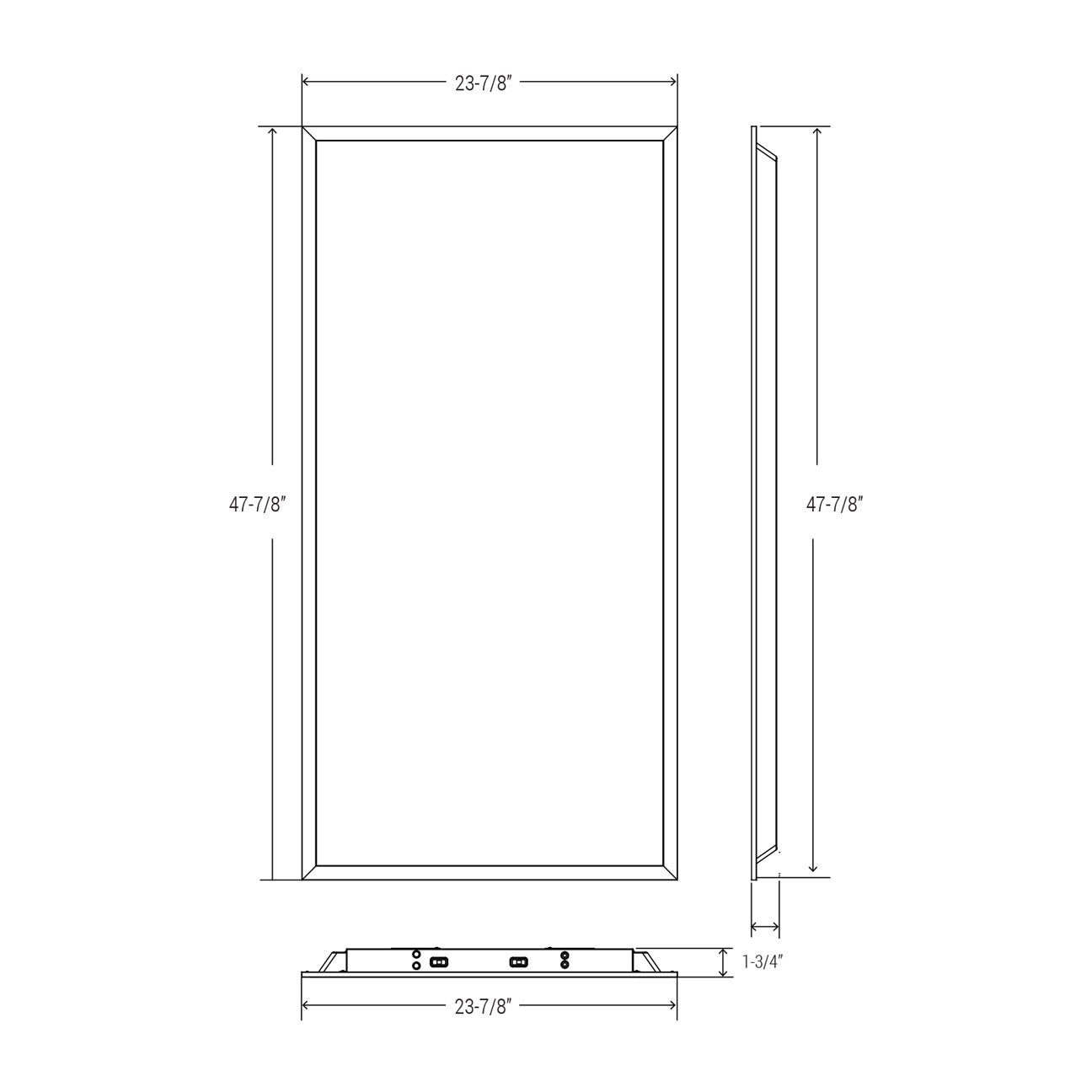 LED Flat Panel - 2' x 4'