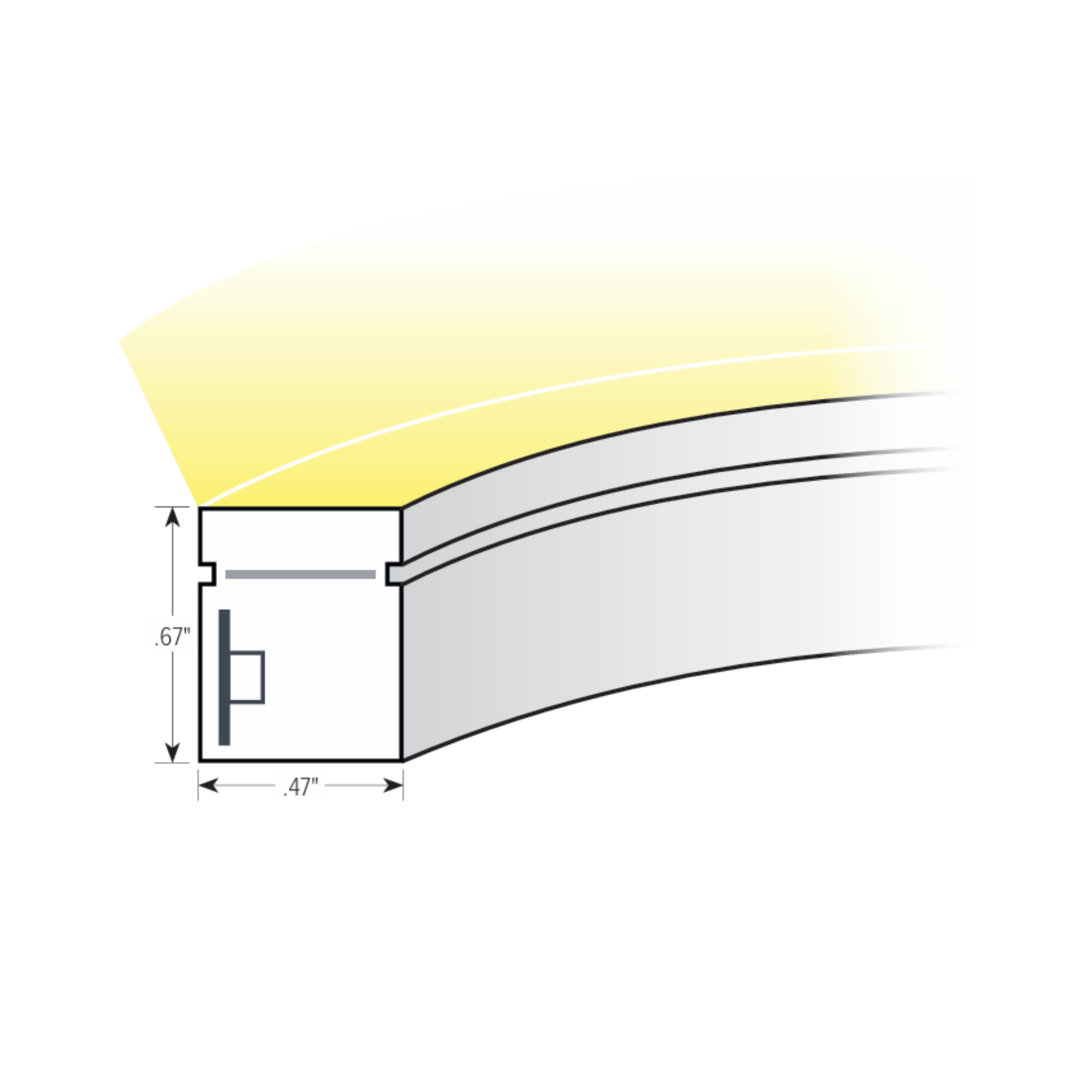 24V LED SideFlex Neon Tape