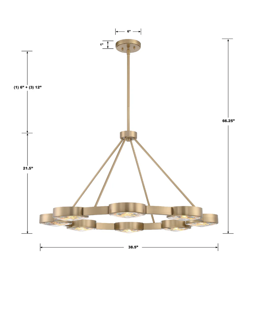 Orson 8 Light Chandelier