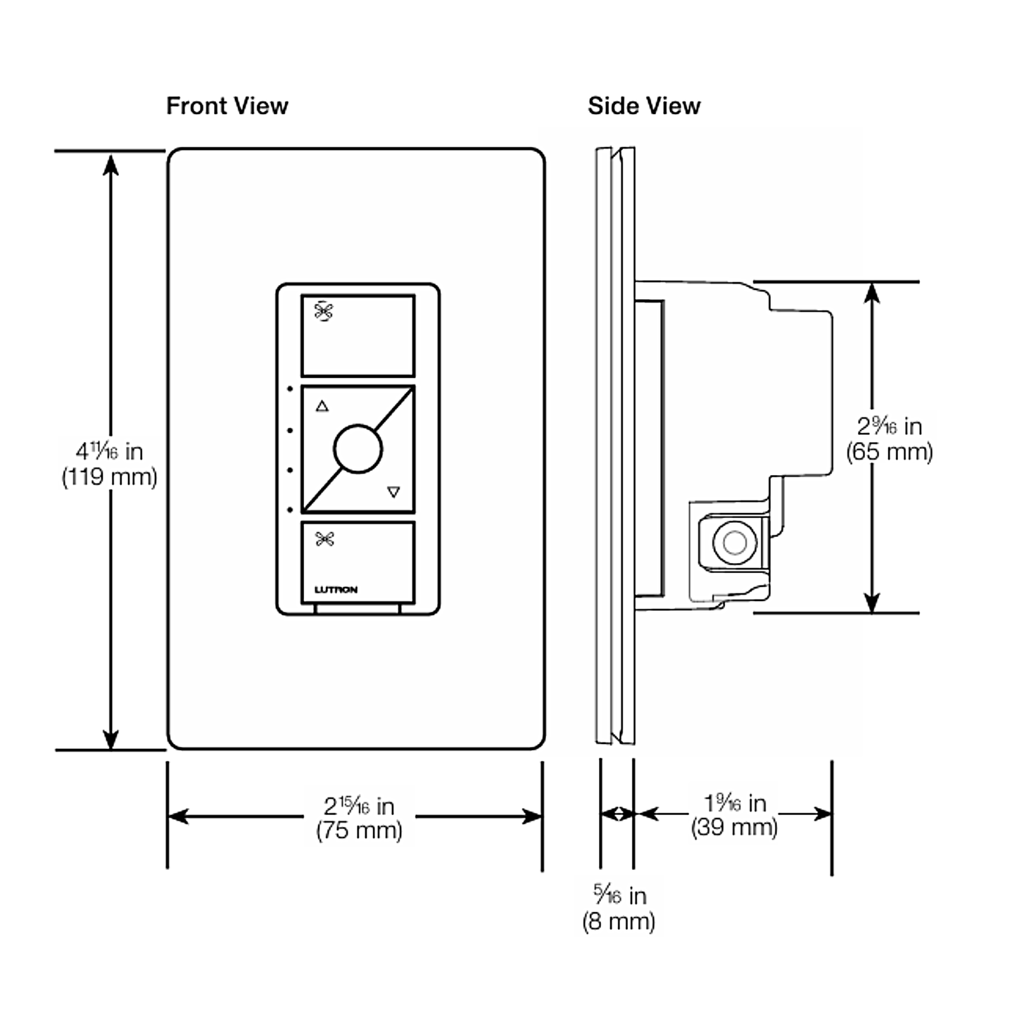 Caséta ELV+ Smart Dimmer Switch