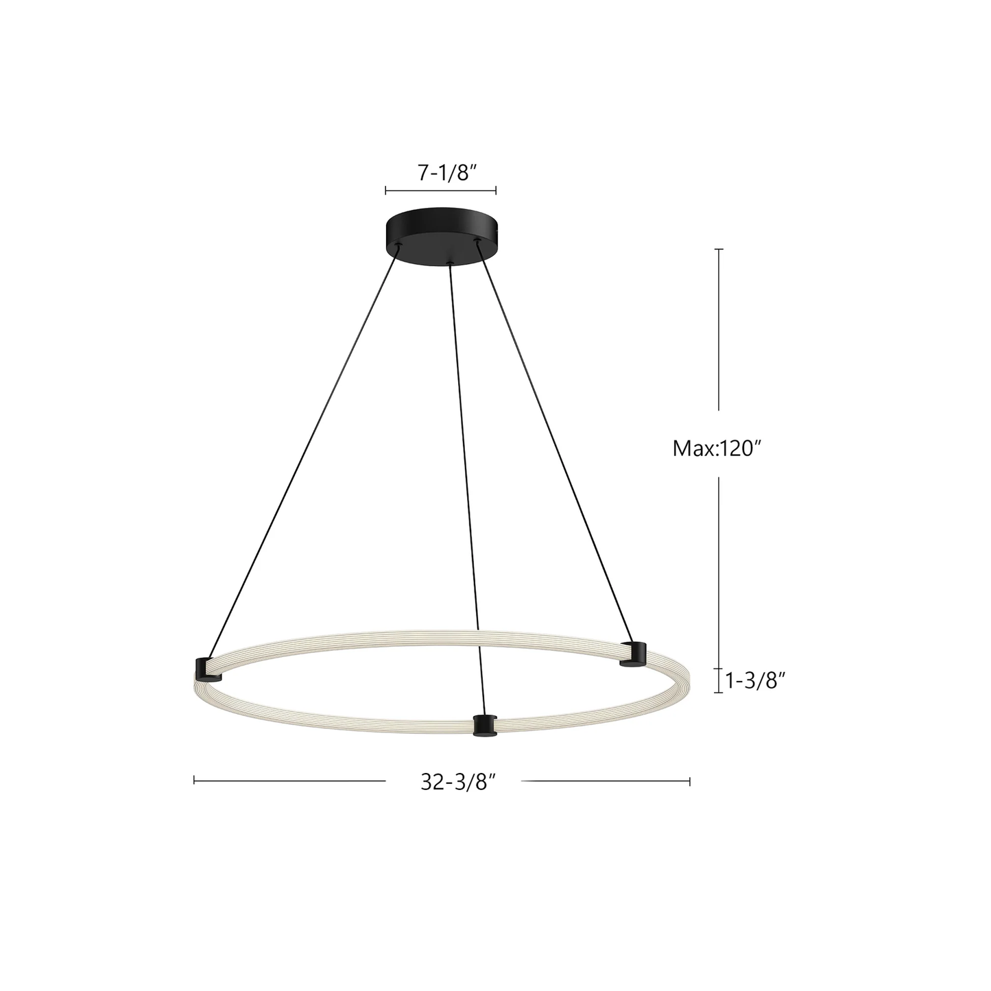 32" Bruni Pendant LED