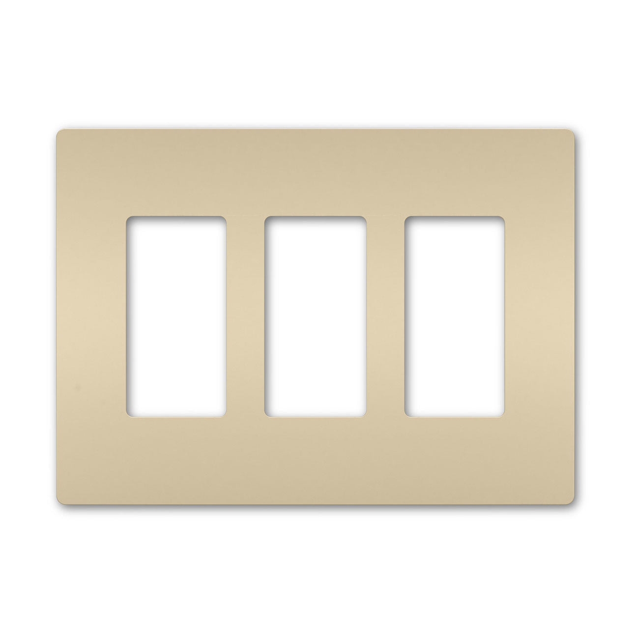 Wall plate: 3G Screwless Decora