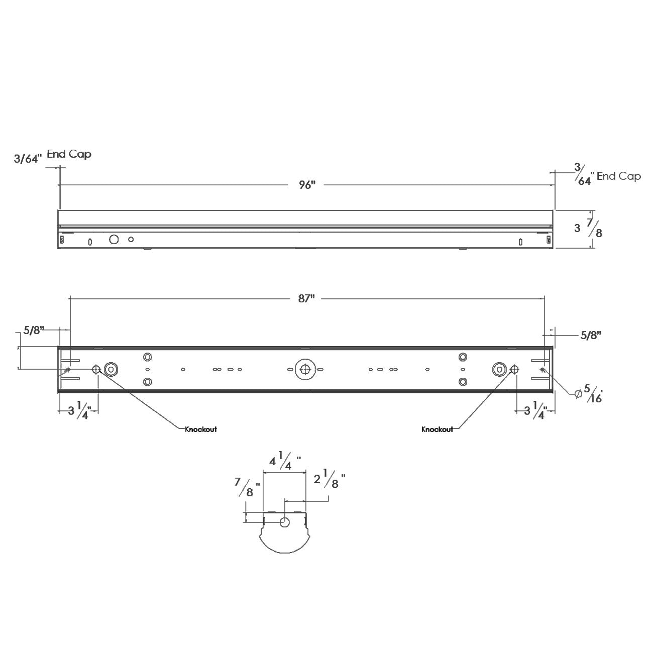 8' Surface Mount