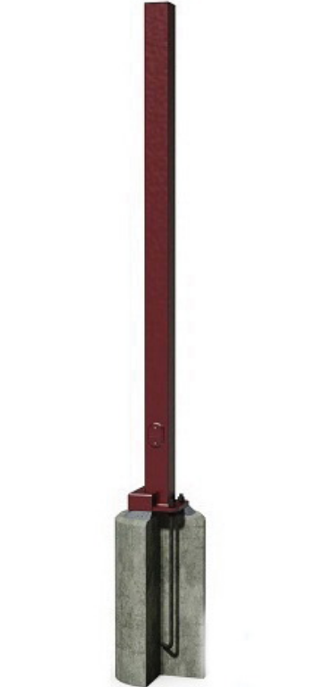 23' Square Steel Pole