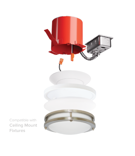4″ Fire-Rated IC Airtight Remodel Housing