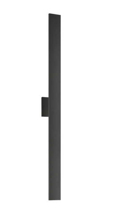 Aspen 50" LED Outdoor Wall Sconce – 3000K, Black Finish