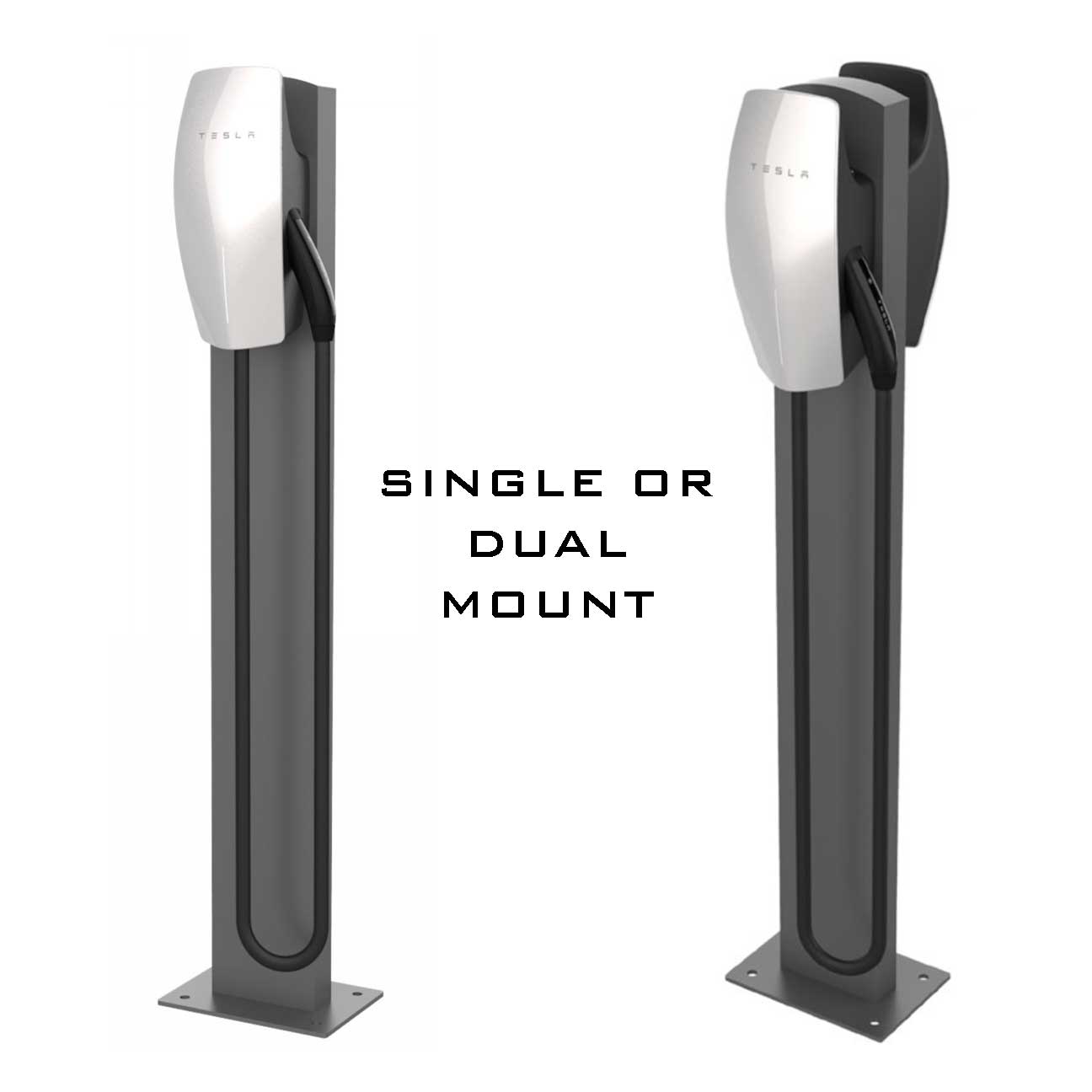 Tesla EV Charger Pedestal