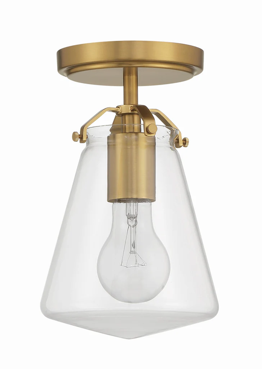 Voss 1 Light Semi Flush Mount
