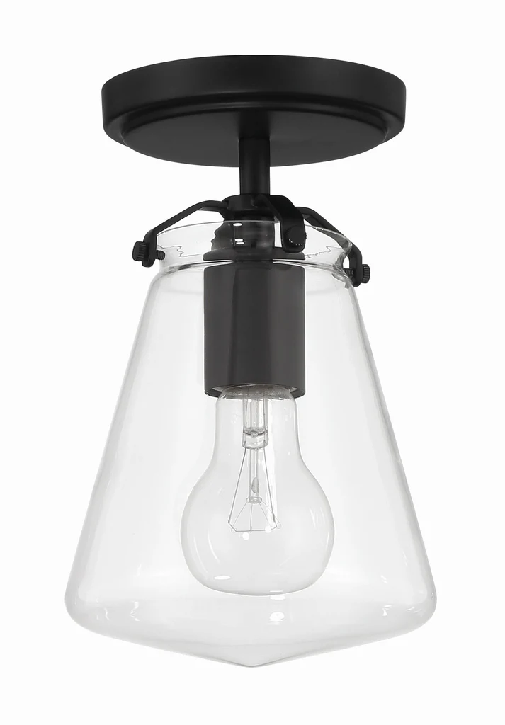 Voss 1 Light Semi Flush Mount