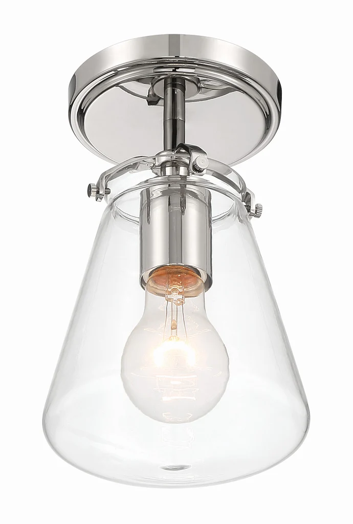 Voss 1 Light Semi Flush Mount