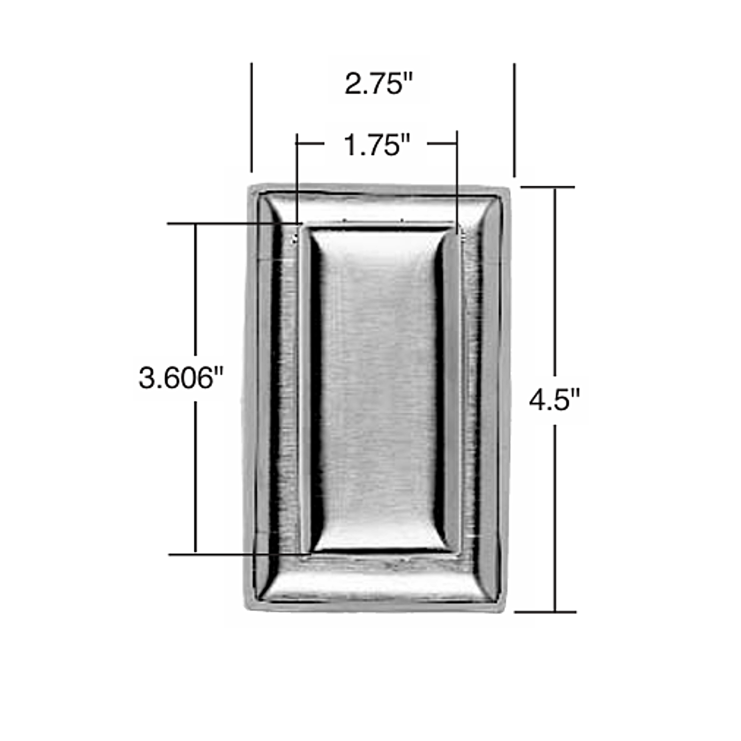Dustproof Locking Stainless Steel Cover