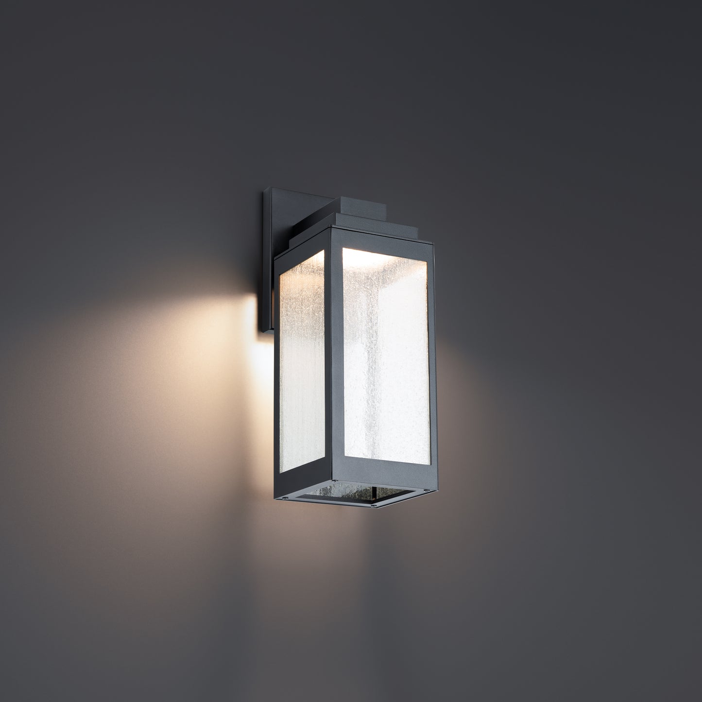 18" Outdoor LED Wall Sconce, Black