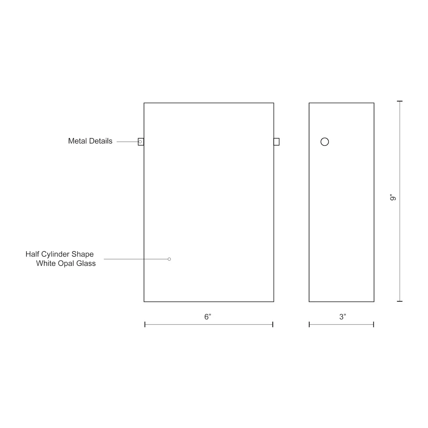 Hudson 9-in LED Wall Sconce