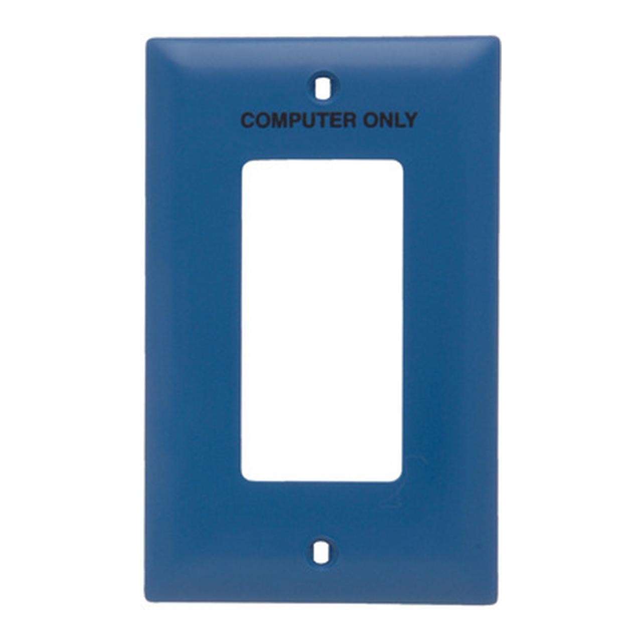 Wall Plate: 1G Decora