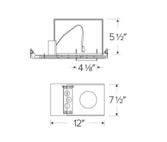 4″ Max Adjustable IC Airtight Housing (Emergency)