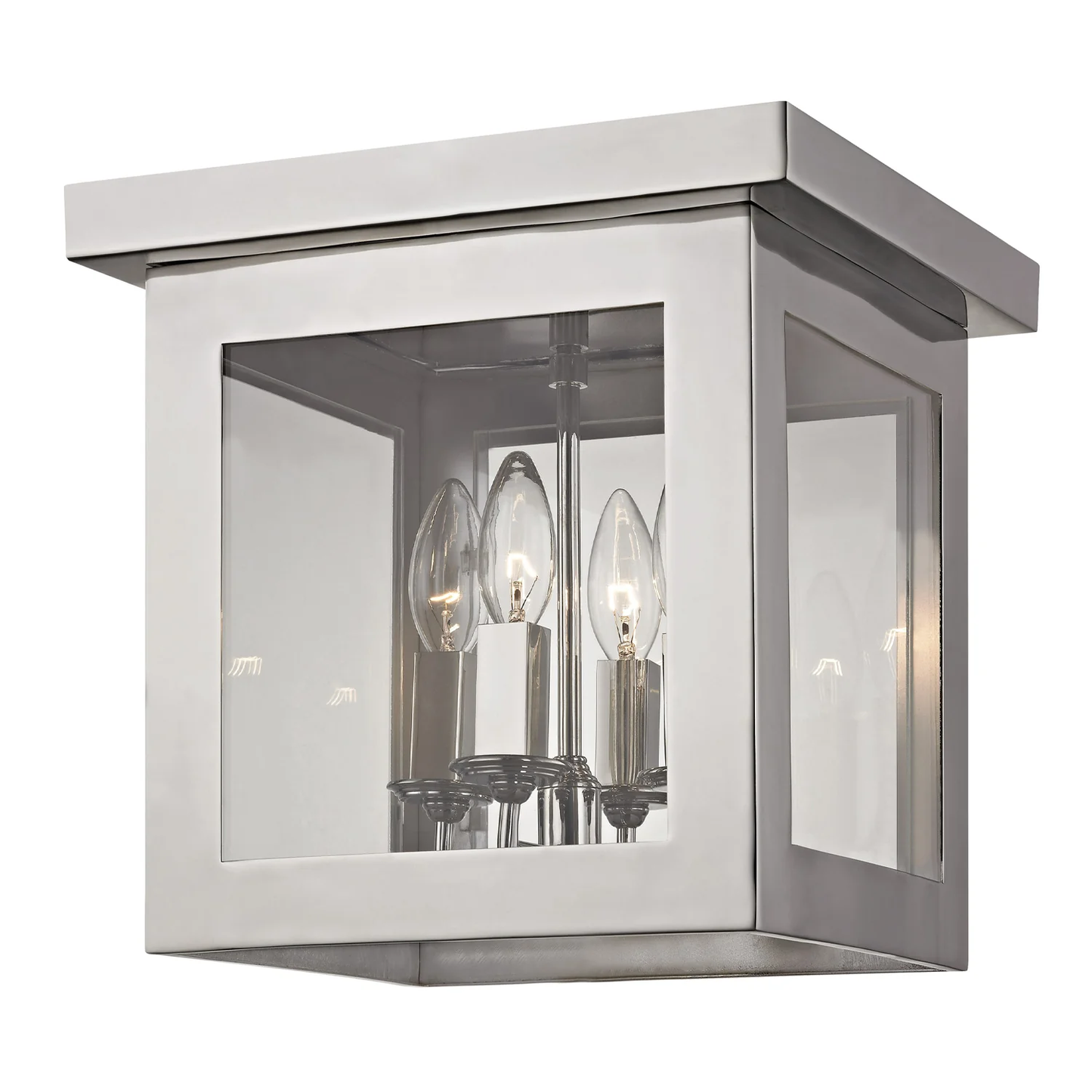 Brian Patrick Flynn Hurley 4 Light Flush Mount