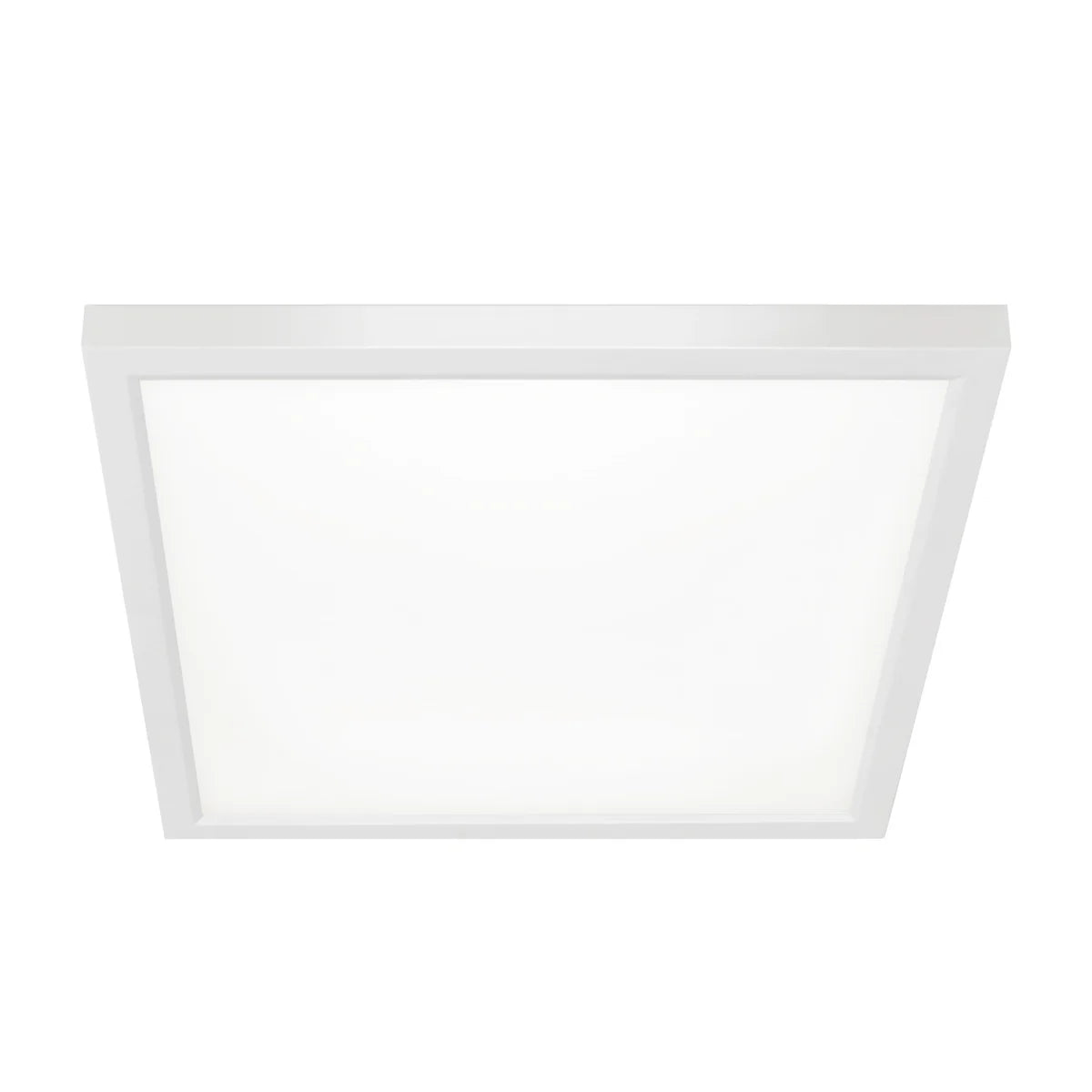 7" White Square Flat Panel LED Downlight w/ Selectable CCT