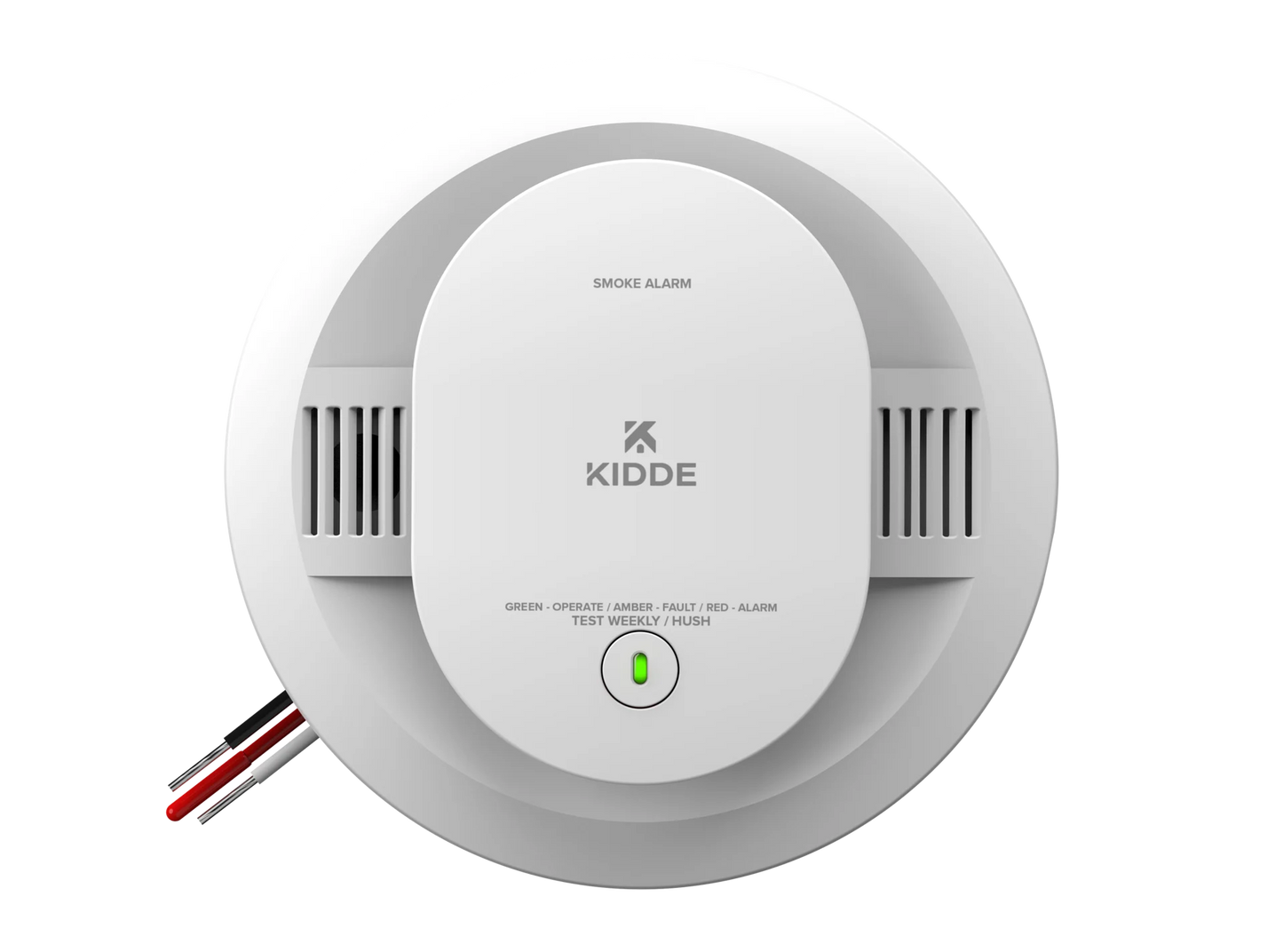 Hardwired Smoke Detector w/ Photoelectric Sensor