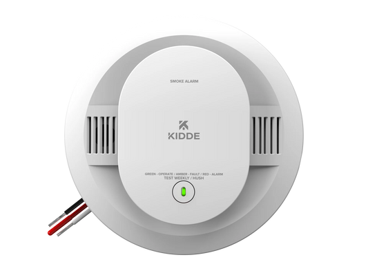 Hardwired Smoke Detector w/ Photoelectric Sensor