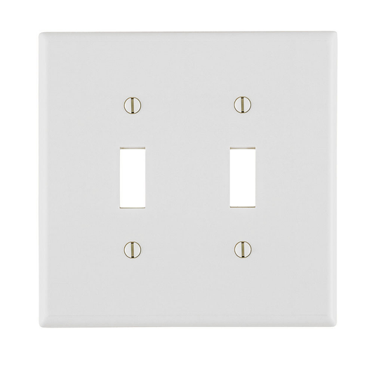 Wall Plate: 2G Toggle Switch