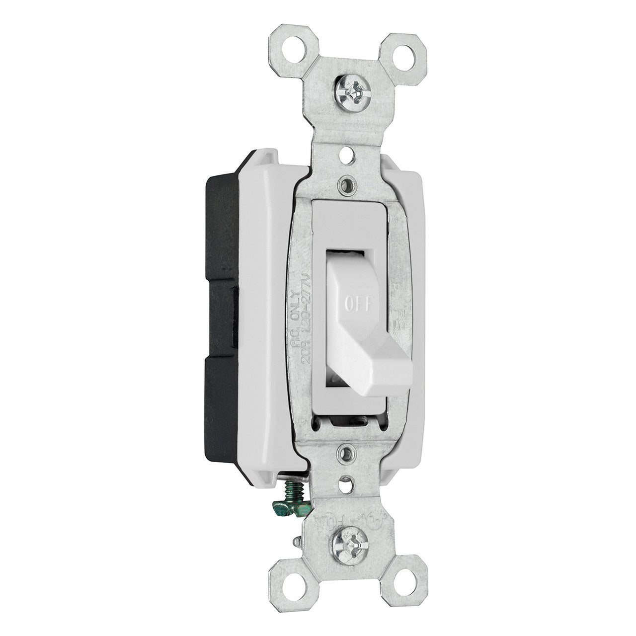 Single Pole Spec Grade Switch, White, 20A