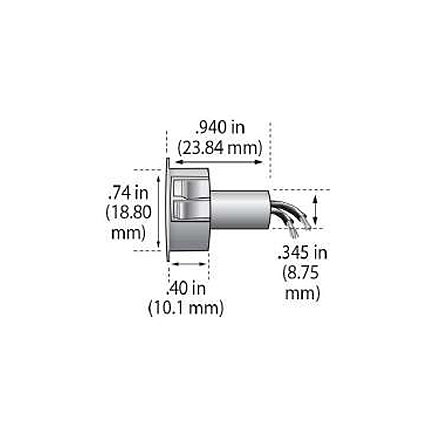 Fire Rated Steel Door Recessed Switch Set