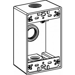 Box: Weatherproof, 1-Gang
